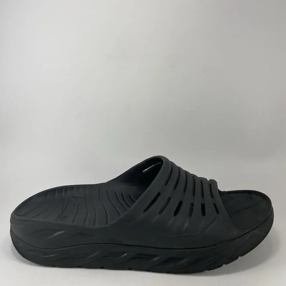 Hoka One One Ora Recovery Slide 2 Mens Size 13 Black Black Sandals